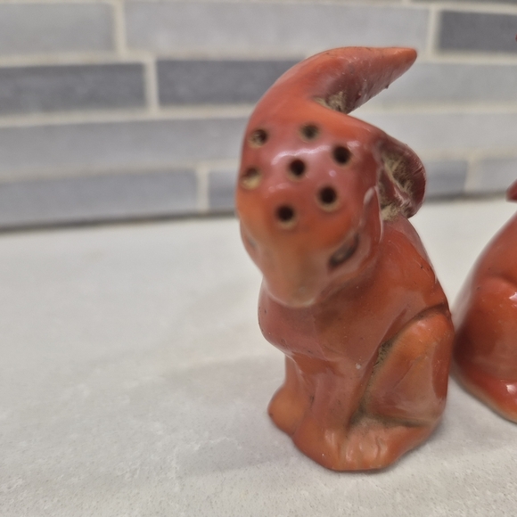 Charming Red Rabbit Figurines - Picture 3 of 7